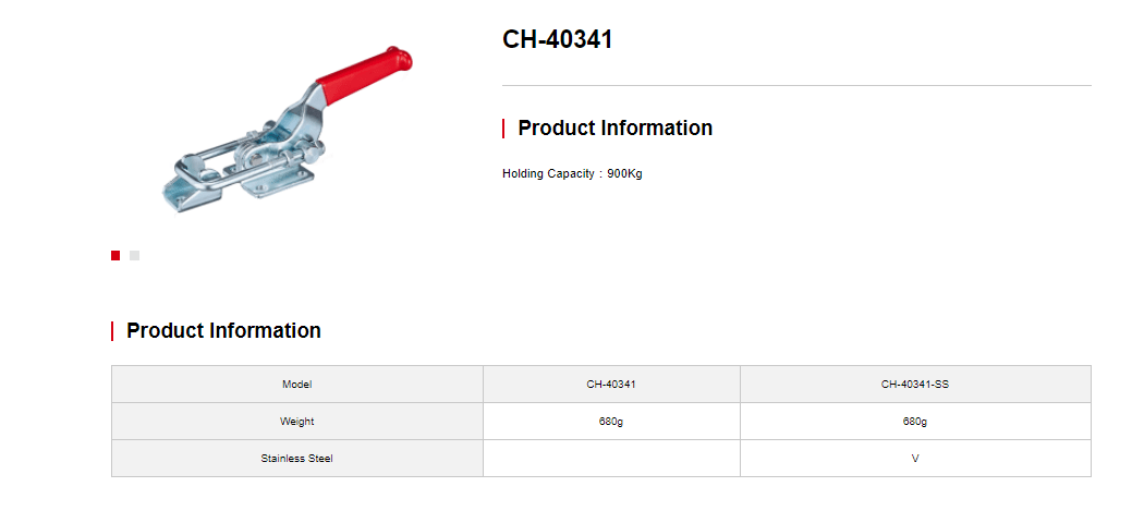 کاتالوگ کلمپ کششی کلمپتک CH-40341