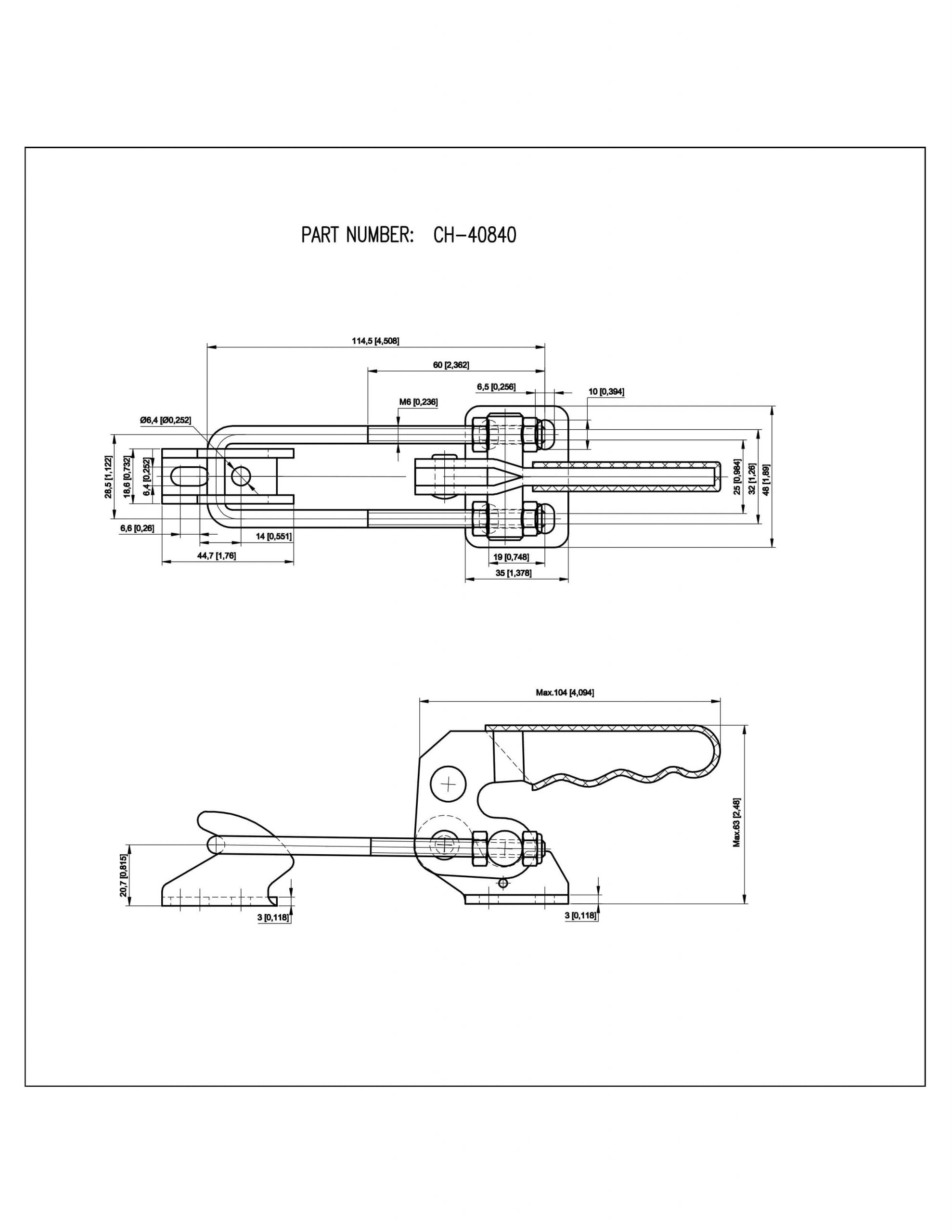 کاتالوگ کلمپ کششی CH-40840 Clamptek