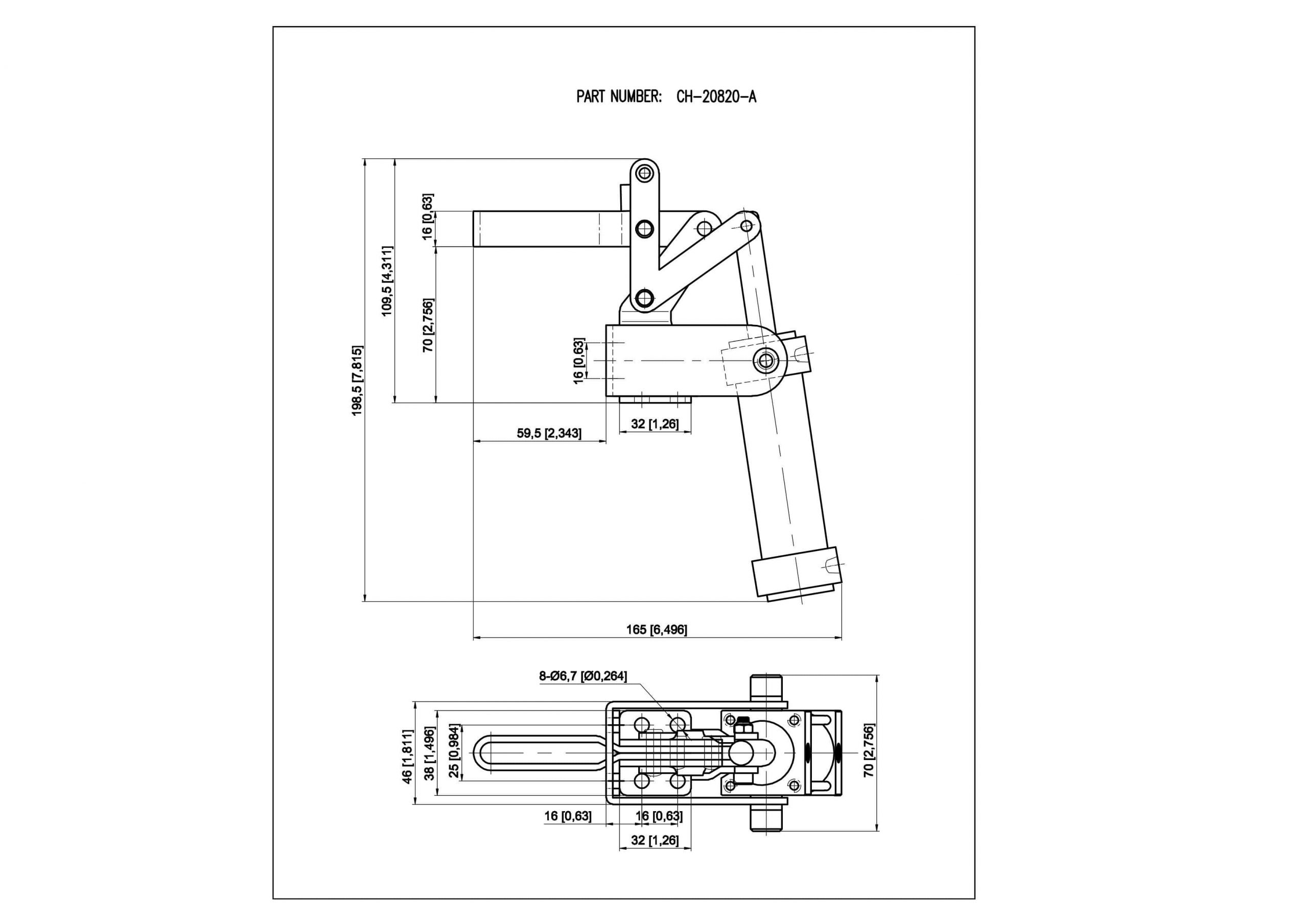 کاتالوگ کلمپ بادی CH-20820-A Clamptek