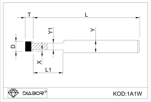 کاتالوگ سنگ انگشتی سی بی ان دیابر مدل 1A1W
